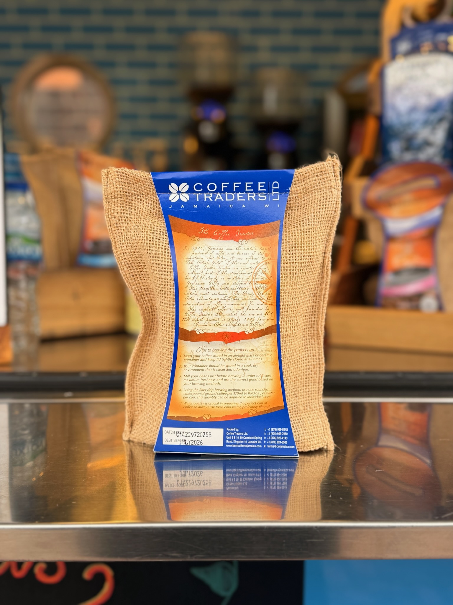 8 oz Coffee Traders 100% Blue Mountain Coffee Beans - Image 2